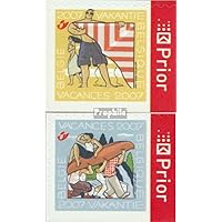 Belgium 3713II E-3714II E (Complete.Issue.) unmounted Mint/Never hinged ** MNH 2007 Summer Marks (Stamps for Collectors) Comics