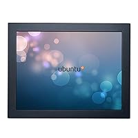 12.1'' inch Monitor 800x600 4:3 VGA USB HDMI-in Metal Shell Support Linux Ubuntu Raspbian Debian OS Four-Wire Resistive Touch Screen PC Monitor Display with Built-in Speaker W121MT-591RL