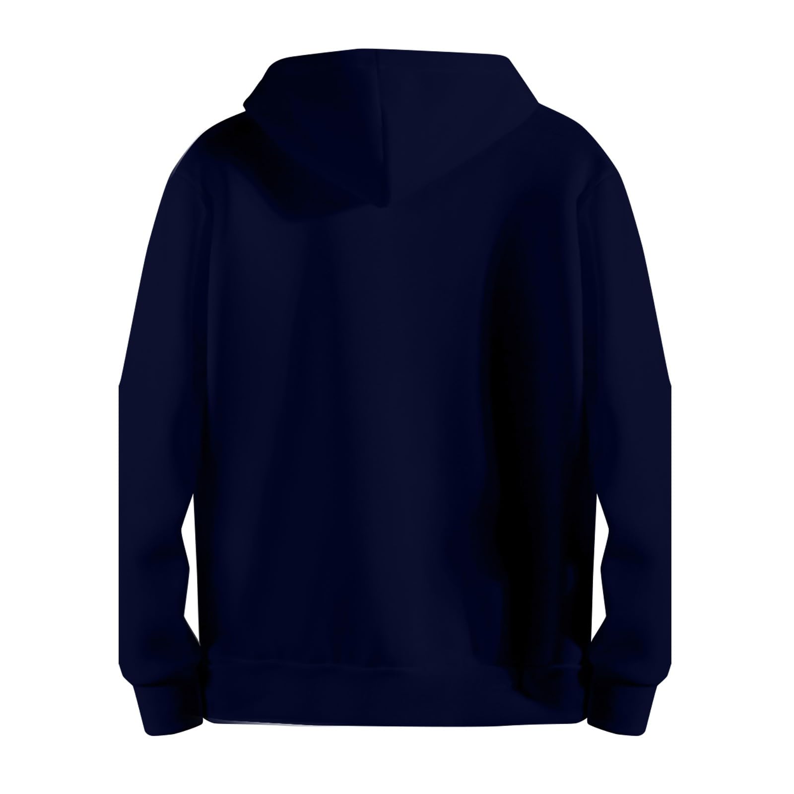 Workout Hoodies For Men Plain Basic Hoodie Full Zip Fleece Sweatshirt Casual Hooded Outerwear Jacket With Pocket