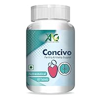 ANC Concivo Women fertility supplement|Facilitate natural coception|Natural conceive tablets|Fertility booster tablets|Nutrition For Women Planning Pregnancy|Supports Timely Ovulation|| 60 Veg Tablets