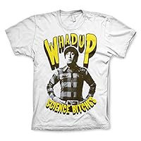 The Big Bang Theory Officially Licensed TBBT Whadup Science Bitches Mens T-Shirt (White)