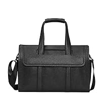 Men's Bags Leather Men's Handbags Layer Cowhide Computer Bag 15.6 Inch Business Large Capacity Briefcase