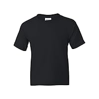 5.5 oz, 50/50 T-Shirt (G800B) Black, L (Pack of 12)