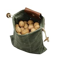 NC Outdoor Garden Fruit Picking Bag, Canvas Foraging Storage Bag, Forest Craft Bag, Camping Storage Pocket