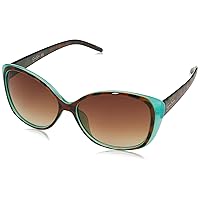 Jessica Simpson Women's J5012 Retro Cat Eye Sunglasses with Uv400 Protection. Glam Gifts for Her, 56 Mm