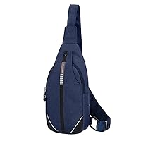 WATERFLY Small Crossbody Sling Backpack Anti Theft Backpack for Traveling Chest Shoulder Bag