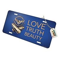 GRAPHICS & MORE Wonder Woman Movie Love, Truth, Beauty Novelty Metal Vanity Tag License Plate