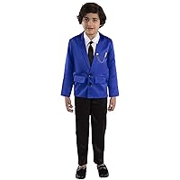 Boys' Two-Piece Peak Lapel Suit,Two Buttons Party Wedding Prom Dinner Tuxedos
