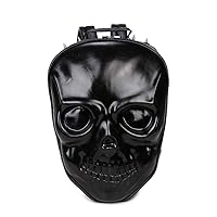 Halloween Skull Ghost Bags Cool 3D Backpack Studs Punk Rock Faux Leather Backpack