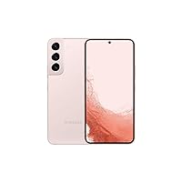 SAMSUNG Galaxy S22 Cell Phone, Factory Unlocked Android Smartphone, 256GB, 8K Camera & Video, Night Mode, Brightest Display Screen, 50MP Photo Resolution, Long Battery Life, US Version, Pink Gold