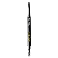 Arches & Halos 2-In-1 Defining Eyebrow Pencil And Powder - Shapes And Fills In Sparse Brows For Natural Look - Soft Textured Powder Formula - Dual Ended With Spoolie Brush - Charcoal - 0.017 Oz