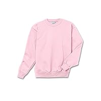 Hanes Youth ComfortBlend EcoSmart Crewneck Sweatshirt_Pale Pink_XS
