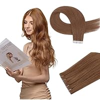 Full Shine Virgin Injection Tape In Hair Extensions Color 330 Orange 14inch Machine Virgin Hair Extensions Real Human Hair Skin Weft Human Hair Extensions Remy Huamn Hair 20g 10pcs