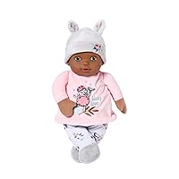 Sweetie for Babies 706435-30cm Doll with Super Soft Fabric Body & Rattle for New-Born and Infants - Includes Built-in Rattle - Hand Washable - Suitable from Birth