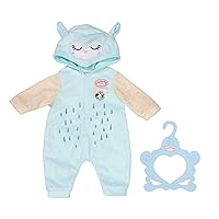 706725 Owl Onesie-to Fit 43cm Dolls-Set Includes Cute Hood and Clothes Hanger-Suitable for Children Aged 3+ years-706725