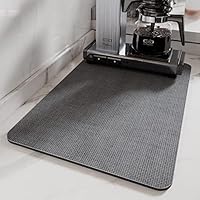 TCHDIO-Coffee Mat-Hide Stain Absorbent Rubber Backed Quick Drying Mat for Kitchen Counter-Coffee Bar Accessories Dish Drying Mat Fit Under Coffee Maker Coffee Machine Coffee Pot Espresso Machine