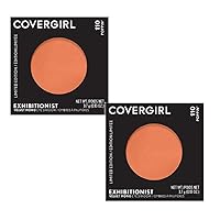 COVERGIRL Pack of 2 Exhibitionist Velvet Mono Eye Shadow, Poppin' 110