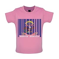North Dakota Barcode Style Flag - Organic Baby/Toddler T-Shirt