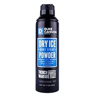 Trench Warfare Body Powder, Dry Ice (6 oz) Refreshing Deodorizing Body Powder Providing Protection to Relieve and Prevent Skin Discomfort (DUK-BODYSPRAY)
