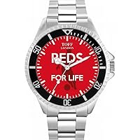 Football Fans Reds for Life Ladies Watch