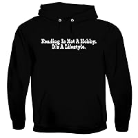 Reading Is Not A Hobby. It's A Lifestyle. - Men's Soft & Comfortable Pullover Hoodie