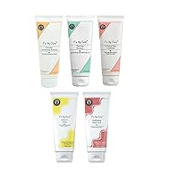 Everyday Moisturizing Shampoo, Cleansing Shampoo, Hydrating Deep Conditioner, Defining Hair Gel And Leave In Cream 3.52 Oz Each 5 Step Pack