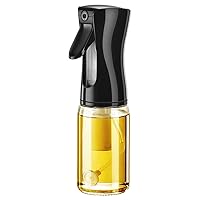 Oil Sprayer for Cooking, 200ml Glass Olive Oil Sprayer Mister, Olive Oil Spray Bottle, Kitchen Gadgets Accessories for Air Fryer, Canola Oil Spritzer, Widely Used for Salad Making, Baking, Frying, BBQ