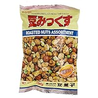 Japanese Kasugai Roasted Nuts Assortment 8oz, 2 Pack