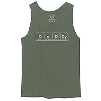 Daddy Father Day Funny Periodic Element Table Best Gift Dad Men's Tank Top