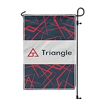 Triangle Fraternity 12x19 Inches Double Sided Garden Flag (Triangle Fraternity 2)