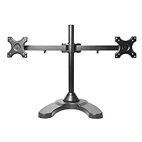 Dual Freestanding Monitor Stand Holds Monitors up to 22