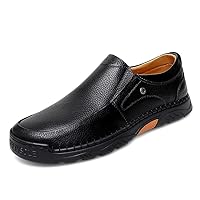 Men's Loafers Work & Safety Loafer Flats Outside Handmade Leather Slip On Low-top Spring for Male Casual Leisure