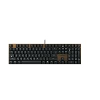 Cherry KC 200 MX Mechanical Office Keyboard with New MX2A switches. Modern Design with Metal Plate Frame. (Bronze W/MX2A Brown Switch)