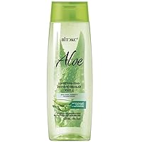 & Vitex Aloe 97 Intensive Care Shampoo-Elixir for Dry, Brittle and Lackluster Hair 400 ml Aloe Vera Gel, D-panthenol, Vitamins A, C, D, E, F, H and B3