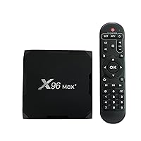 X96 Max Plus Android TV Box Amlogic S905X3 Android 9.0 Quad Core 4G 32G 2.4G/5G Dual WiFi BT4.0 4K HDR Box USB 3.0 LAN 1000M