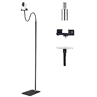 Floor Holder Stand Mount with Clamp for Surveillance Camera, Height Adjustable 31.5-68.8