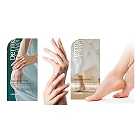 Mediheal Derma Layer Hand Mask & Layer Foot Mask for Dry Cracked Skin * 1 Pack