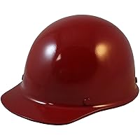 Custom MSA Skullgard Cap Style Jumbo Size Large Shell Hard Hat with Ratchet Suspension and Tote