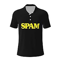 Spam Men's Polo Shirts Casual Polo Shirts for Men