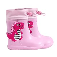 Holibanna Kids Rain Shoes Waterproof Rain Boots Unisex Slip On Shoes for Boys Girls