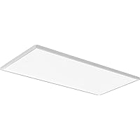 Lithonia Lighting 2X4 40LM SWW7 120 TD DCMK 2 Ft. x 4 Ft. LL CPANL LED Flat Panel with 4000 Lumens and 3500 to 5000K Switchable CCT with Direct Ceiling Mount Bracket
