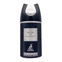 ALHAMBRA BLUE DE CHANCE DEODORANT BODY SPRAY - 250ML | EXTRA LONG LASTING PERFUMED SPRAY | LUXURY FRAGRANCE SCENT | PREMIUM IMPORTED FRAGRANCE SCENT FOR MEN AND WOMEN (Pack of 1)