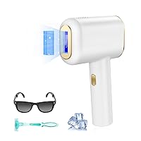 Laser Hair Removal, Permanent At-Home IPL Hair Removal Device Painless with Ice-Touch Technology, 999,999 Flashes, 5 Energy Levels, 2 Modes Hair Shaver for Whole Body Use