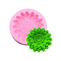 3D chrysanthemums Soap mold Flowers silicone moulds candle molds Sunflower cake decoration