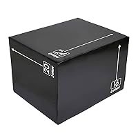 Lifeline Fitness 3-in-1 Foam Plyo Box - Exercise Equipment for Home Gym - Plyometric Jump Box Set for Crossfit, HIIT, Jump Training, Jump Trainer