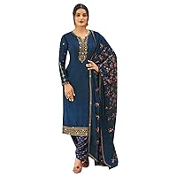 DESIGNER SUITE WITH EMBROIDARY WORK FOR WOMEN PARTY WARE COLLECTION