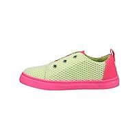 TOMS Toddler Girls Lenny Elastic Slip On Sneakers Shoes Casual - Green, Pink