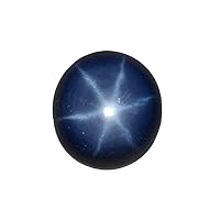 GEMHUB 9.00 Carat Blue Star Sapphire Oval Shape Genuine Loose Gemstone BP-560