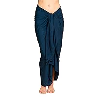 PANASIAM Sarong Unicolour for Men and Women, Multi-Functional Cloth Made of Soft & Light Viscose, Opaque Wrap Skirt, Also Extra Large, Beach Dress Produced by Small Family Business