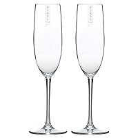Toyo Sasaki Glass G456-S11 Champagne Glass Set for Enjoying Alcohol, Crystal Champagne Glass Set (Sold by Case), Dishwasher Safe, Clear, Approx. 6.1 fl oz (170 ml), Set of 12